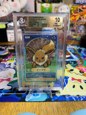 BGS Pristine 10 2013 Eevee Pokemon Movie Genesect & The Legend Awakened