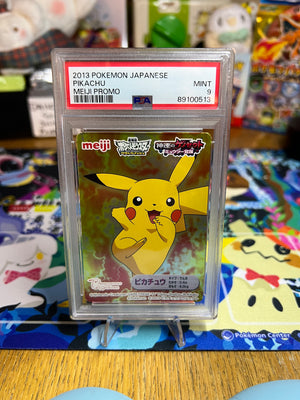 2013 Pokemon Japanese Meiji Promo Pikachu Meiji Promo PSA MINT 9