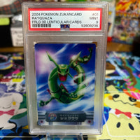 2004 Carddass Pokemon Advanced Generation Zukan Card Firered Leafgreen 3D Lenticular Card Rayquaza