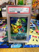 2004 Carddass Pokemon Advanced Generation Zukan Card Firered Leafgreen Prism Clear Card Cyndql/Chkrt