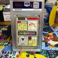 1997 Pocket Monsters Carddass Moltres-Prism Carddass PSA MINT 9