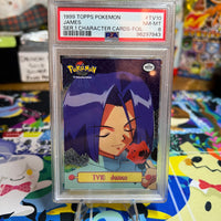 1999 Topps Pokemon Series 1 Character Cards James Ser.1 Character Cards-Foil PSA NM-MT 8