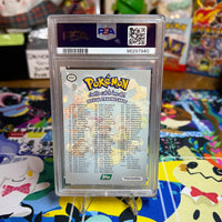 1999 Topps Pokemon Tv Checklist  PSA GEM MT 10