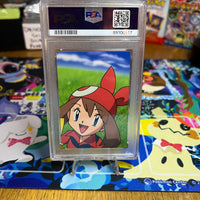 2005 Carddass The Pokemon Weekly Advanced Generation Snap Card Ash & Pikachu  PSA GEM MT 10