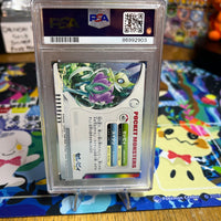 2005 Carddass Pokemon Advanced Generation Zukan Card Celebi & Suicune  PSA GEM MT 10