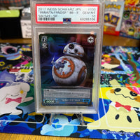 2017 Weiss Schwarz Japanese Star Wars "Prmntn/Frndsp." Bb-8 Sw/S49-Sr PSA GEM MT 10