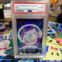 2004 Carddass Pokemon Advanced Generation Zukan Card Firered Leafgreen Mew Holo PSA GEM MT 10