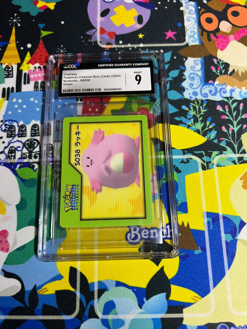 2004 Japanese Pokémon Channel Nice Card CGC Graded Mint 9 Chansey S038