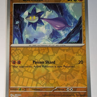 English Pokemon Scarlet & Violet Obsidian Flames 122/197 Glimmet Reverse Holo