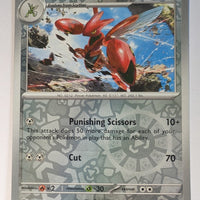 English Pokemon Scarlet & Violet Obsidian Flames 141/197 Scizor Reverse Holo