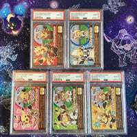 2017 Japanese Pokemon XY Pikachu Scrap Card Sequential Set Of 5 All PSA 10 (Private Sale)